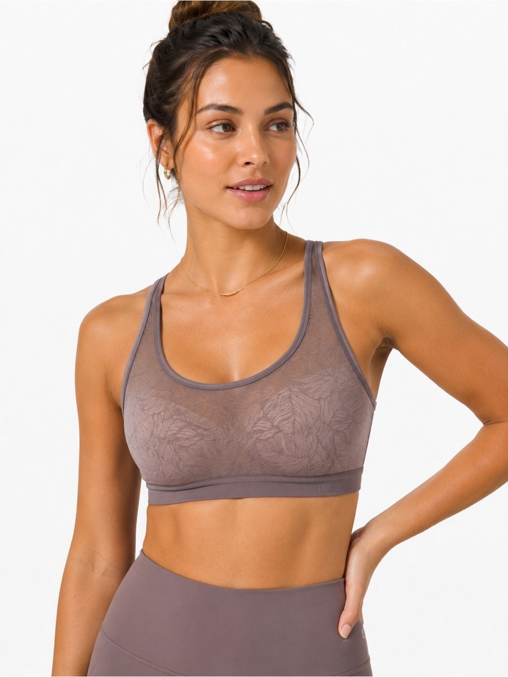 NEW | Lululemon | Shadow Mesh Bra Leaf *A/B Cup - Size XL